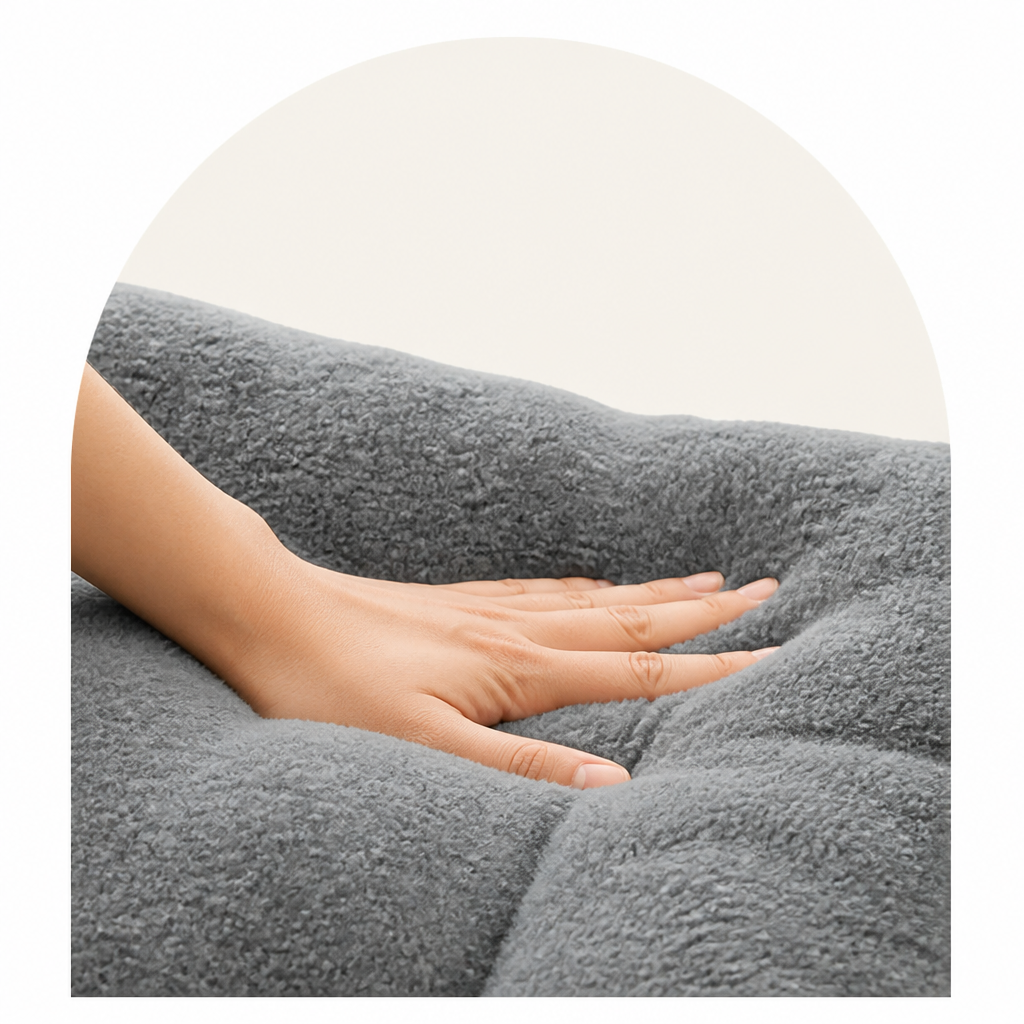 DogBedHouse Extra Large Thickened Plush Polyester Dog Bed