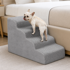 DogBedHouse Extra-Wide High-Density Foam & Non-Slip Corduroy Pet Stairs