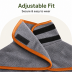 DogBedHouse Fast-Drying Microfiber & Adjustable Fit Dog Bathrobe