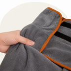 DogBedHouse Fast-Drying Microfiber & Adjustable Fit Dog Bathrobe