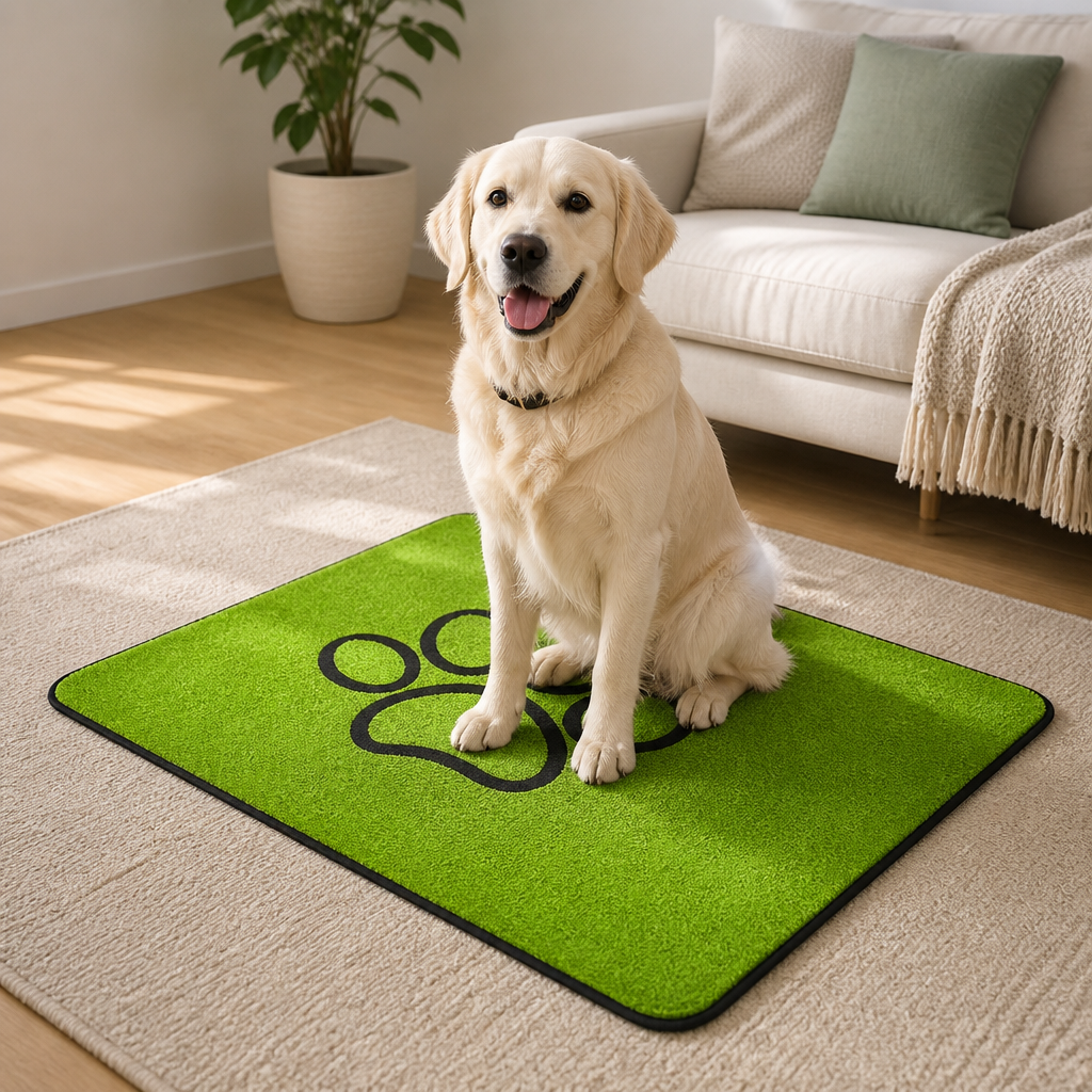 DogBedHouse Faux Grass Quick-Dry Waterproof Potty Mat