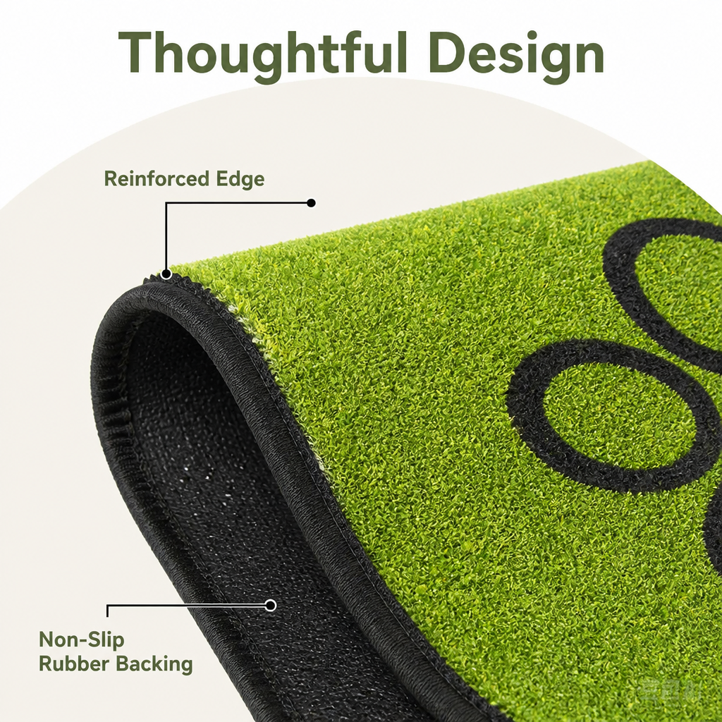 DogBedHouse Faux Grass Quick-Dry Waterproof Potty Mat