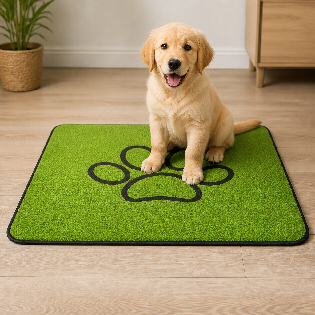 DogBedHouse Faux Grass Quick-Dry Waterproof Potty Mat