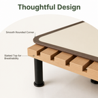 DogBedHouse Fixed-Height Ergonomic Plastic Feeding Stand