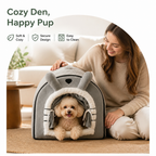 DogBedHouse Fleece Dome & High-Rebound Foam Pet House (Removable Cover)