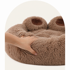 DogBedHouse Fluffy Winter Warm & Washable Donut Dog Bed (Removable Cover)
