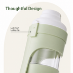 DogBedHouse Foldable 2-In-1 Travel Water Bottle (Integrated Bowl)