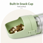 DogBedHouse Foldable 2-in-1 Travel Water Bottle & Feeder
