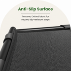 DogBedHouse Foldable 4-Step Anti-Slip Oxford Dog Ramp