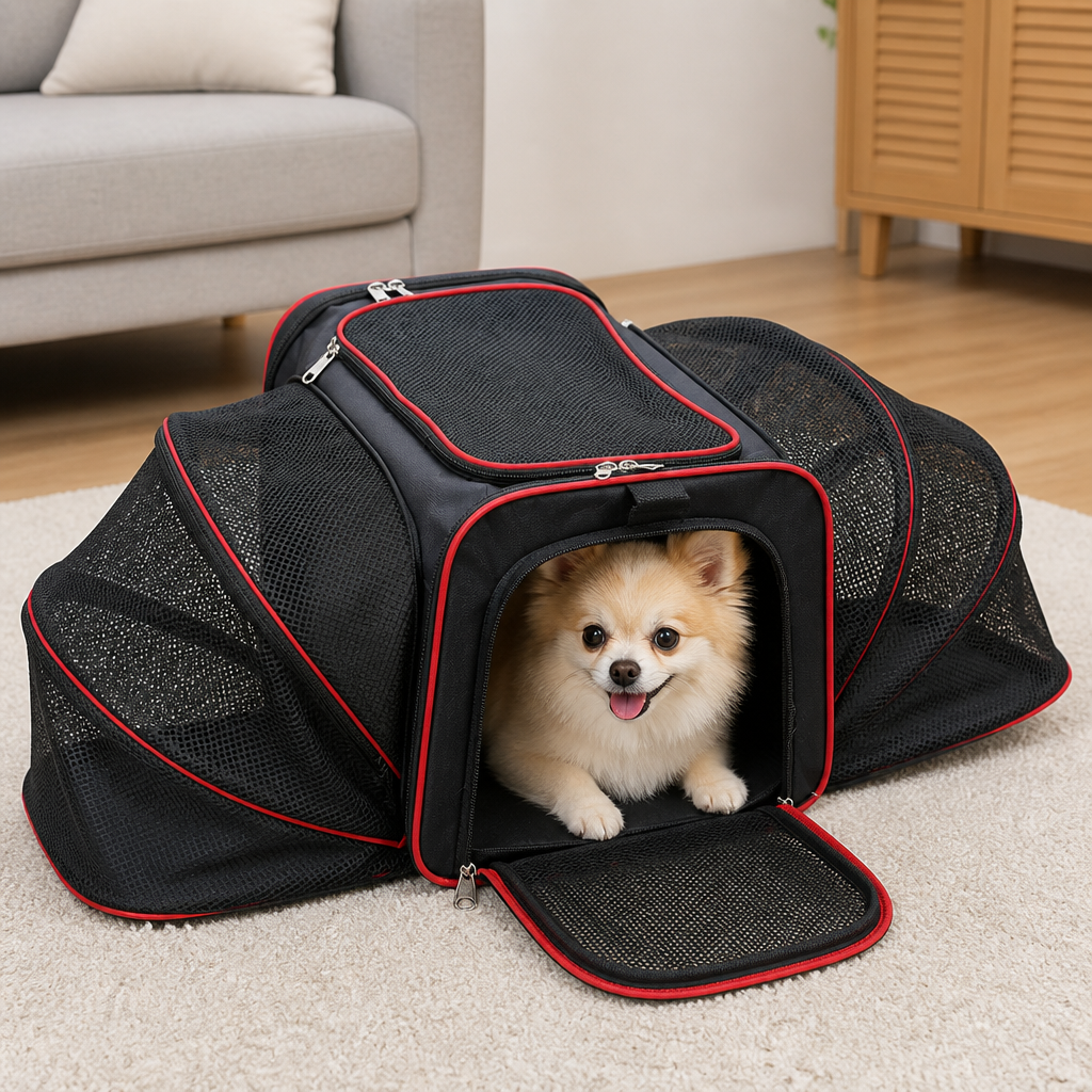 DogBedHouse Foldable & Breathable Mesh Pet Carrier
