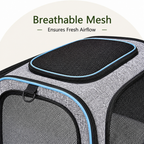 DogBedHouse Foldable & Breathable Mesh Pet Carrier