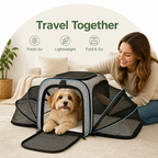 DogBedHouse Foldable & Breathable Mesh Pet Carrier