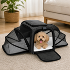 DogBedHouse Foldable & Breathable Mesh Pet Carrier