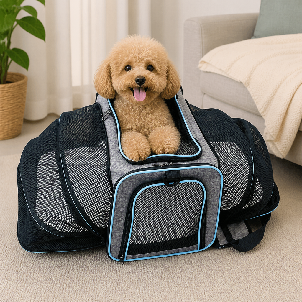 DogBedHouse Foldable & Breathable Mesh Pet Carrier