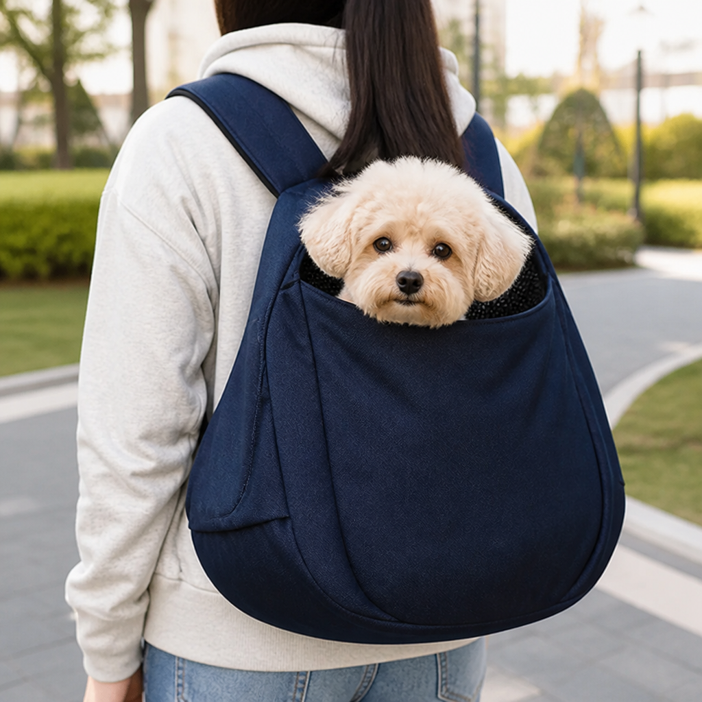 DogBedHouse Foldable Breathable & Padded Pet Carrier Backpack