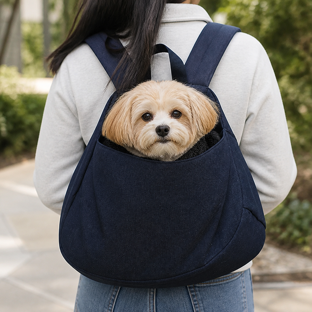 DogBedHouse Foldable Breathable & Padded Pet Carrier Backpack