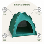 DogBedHouse Foldable & Breathable Pet Tent (All-Season)