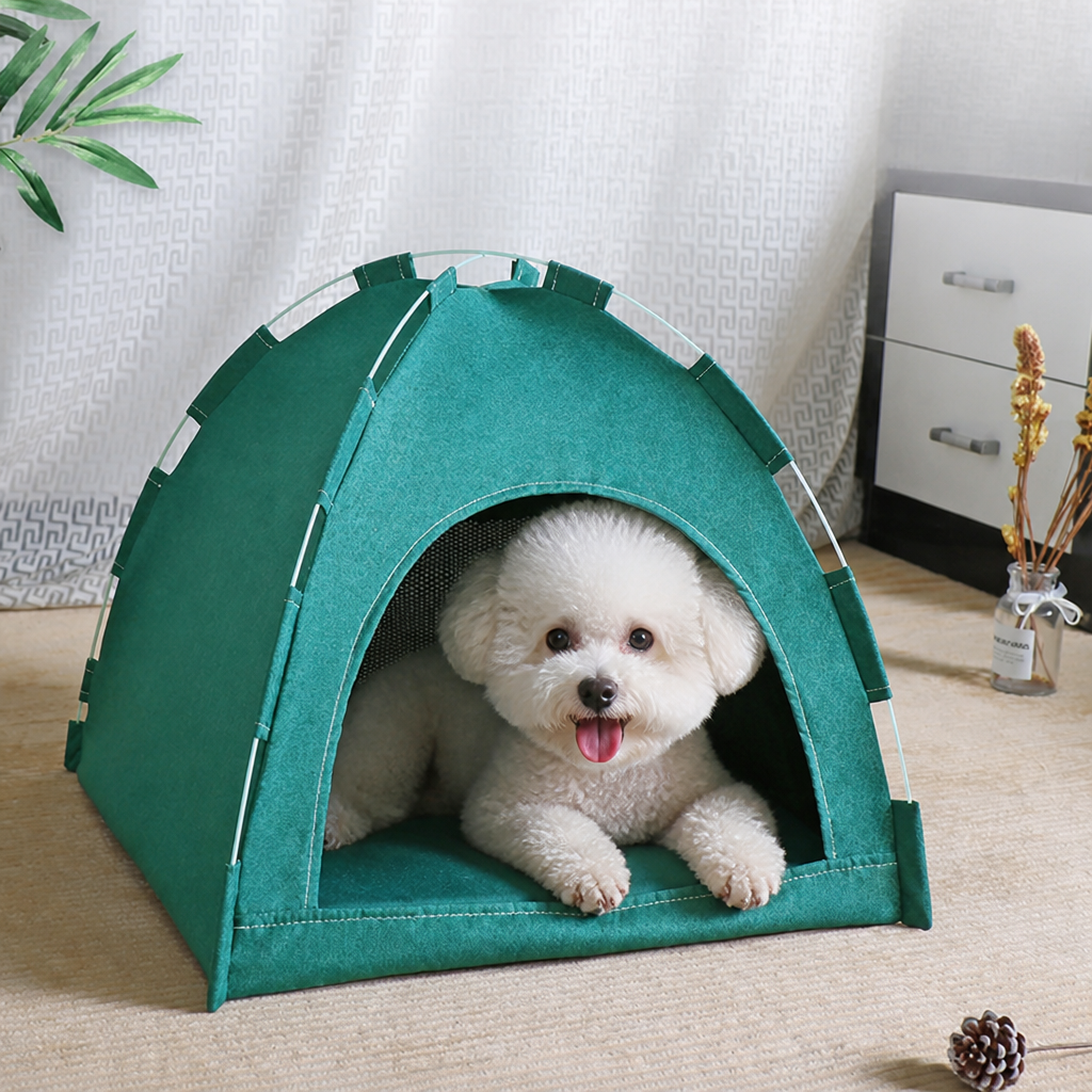 DogBedHouse Foldable & Breathable Pet Tent (All-Season)