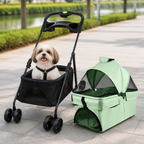 DogBedHouse Foldable & Detachable Pet Stroller (One-Touch Fold)