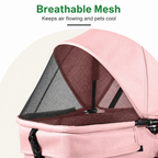 DogBedHouse Foldable & Detachable Pet Stroller (One-Touch Fold)