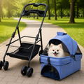 DogBedHouse Foldable & Detachable Pet Stroller (One-Touch Fold)