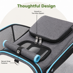 DogBedHouse Foldable & Expandable Breathable Mesh Pet Carrier