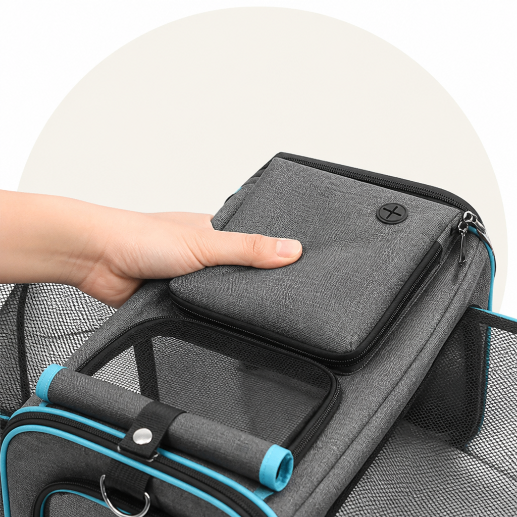 DogBedHouse Foldable & Expandable Breathable Mesh Pet Carrier