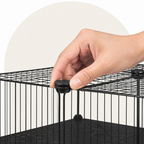 DogBedHouse Foldable & Modular Pet Playpen (With Door & Ladder)