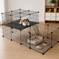 DogBedHouse Foldable & Modular Pet Playpen (With Door & Ladder)