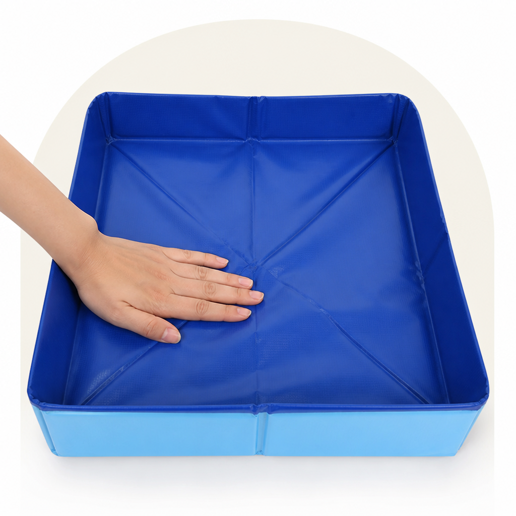 DogBedHouse Foldable Non-Inflatable Anti-Slip Pet Pool