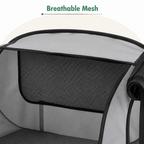 DogBedHouse Foldable Oxford & Mesh Travel Crate (Carry Bag Included)