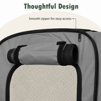 DogBedHouse Foldable Oxford & Mesh Travel Crate (Carry Bag Included)