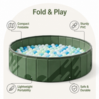 DogBedHouse Foldable PVC Ball Pit Play Pool (Indoor & Outdoor)