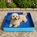 DogBedHouse Foldable Pet Paddling Pool (Anti-Slip PVC Base)