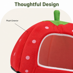 DogBedHouse Foldable Plush Pet House Bed