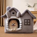 DogBedHouse Foldable Plush & Warm Pet House