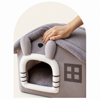 DogBedHouse Foldable Plush & Warm Pet House