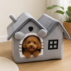 DogBedHouse Foldable Plush & Warm Pet House