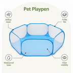 DogBedHouse Foldable Pop-Up & Breathable Mesh Pet Playpen