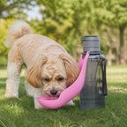 DogBedHouse Foldable & Portable 800ml Dog Water Bottle