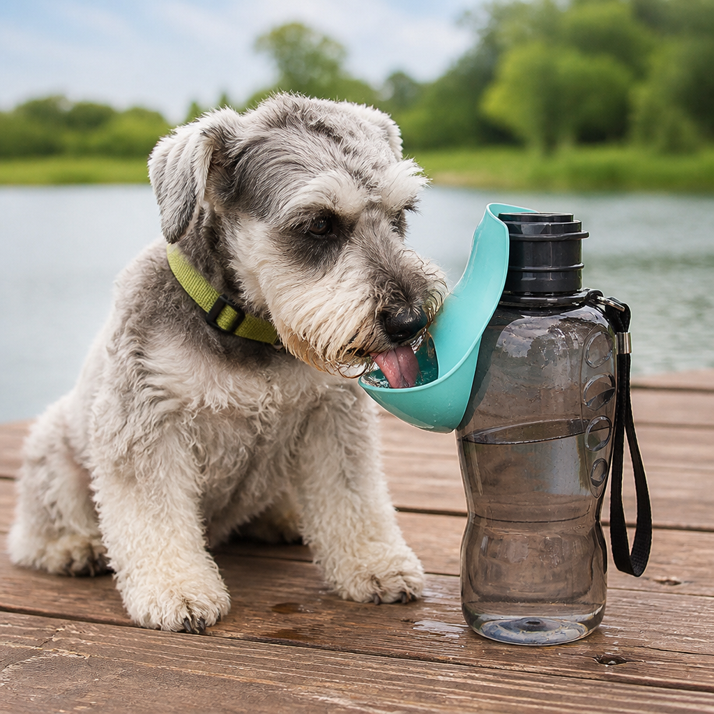 DogBedHouse Foldable & Portable 800ml Dog Water Bottle