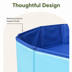 DogBedHouse Foldable & Portable Pet Bathtub (For Small-to-Medium Pets)