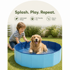 DogBedHouse Foldable & Portable Pet Bathtub (For Small-to-Medium Pets)