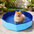 DogBedHouse Foldable & Portable Pet Bathtub (For Small-to-Medium Pets)