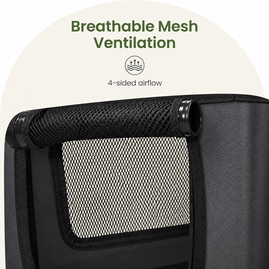 DogBedHouse Foldable & Portable Steel Frame Dog Crate (Removable Sherpa Cushion)