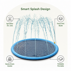 DogBedHouse Foldable & Quick-Drain Splash Pad