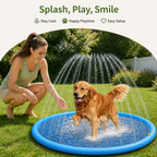 DogBedHouse Foldable & Quick-Drain Splash Pad