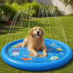 DogBedHouse Foldable & Quick-Drain Splash Pad