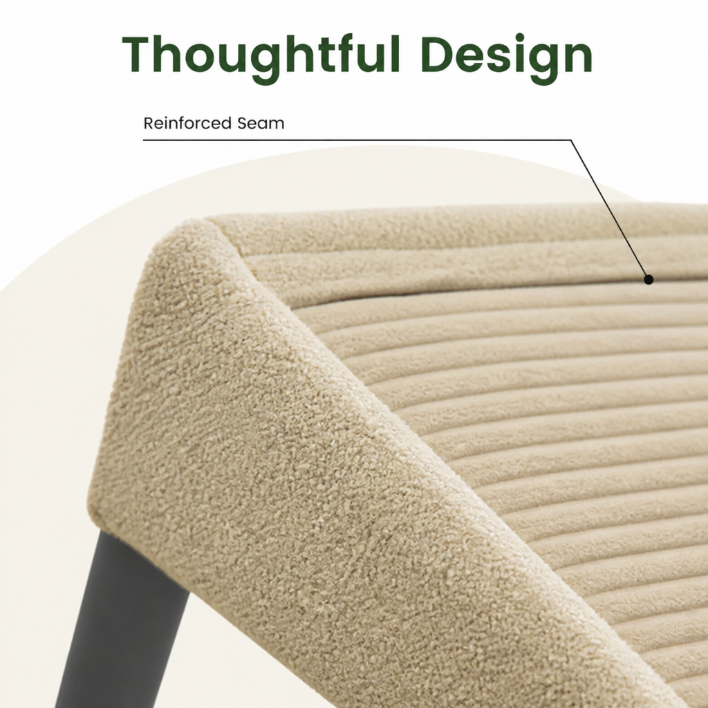 DogBedHouse Foldable Scratch-Resistant Wood Pet Ramp (Slip-Resistant Surface)