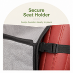 DogBedHouse Foldable & Stable Linen Fabric Car Booster Seat (Front Seat)